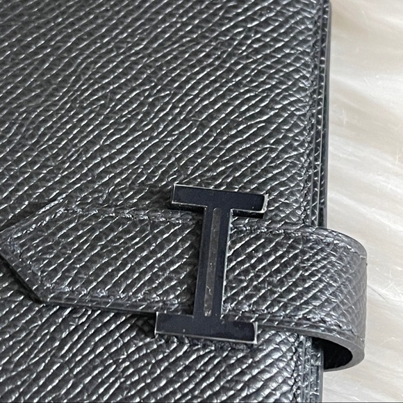 New Hermès So Black Bearn Compact monochrome Wallet - Picture 5 of 16